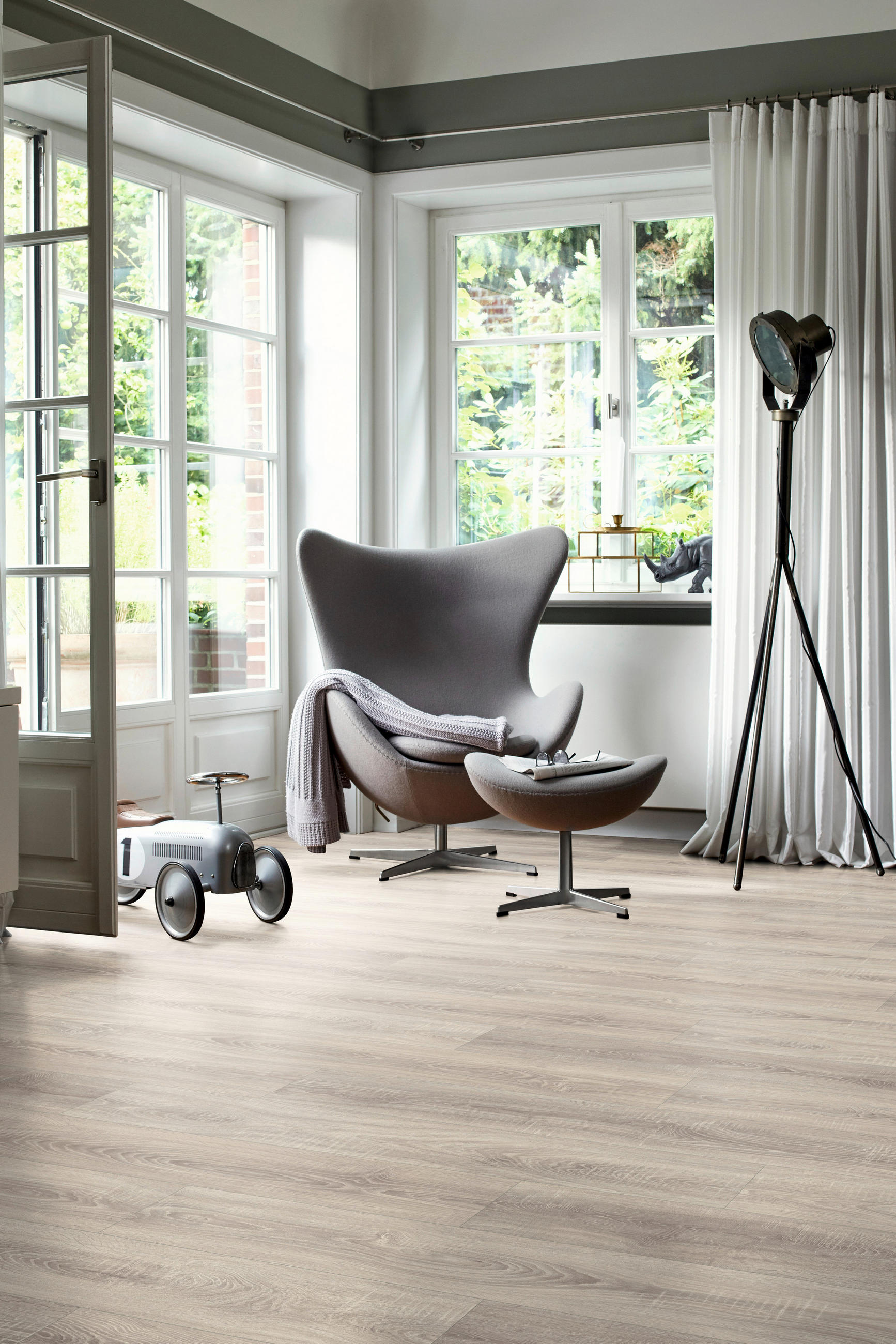 LAMINATBODEN Toscolando Eiche EGGER Nature Sense Aqua  per  m² - Eichefarben/Hellgrau, KONVENTIONELL, Holzwerkstoff (129.2/19.3/0.8cm) - Egger Holzwerkstoffe