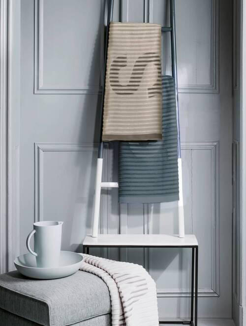 SAUNOVÁ OSUŠKA, 80/200 cm, šedá - šedá, Basics (80/200cm) - Vossen