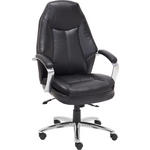 CHEFSESSEL Lederlook, Netz Schwarz  - Schwarz, KONVENTIONELL, Textil/Metall (73/112 - 122/73cm) - Cantus