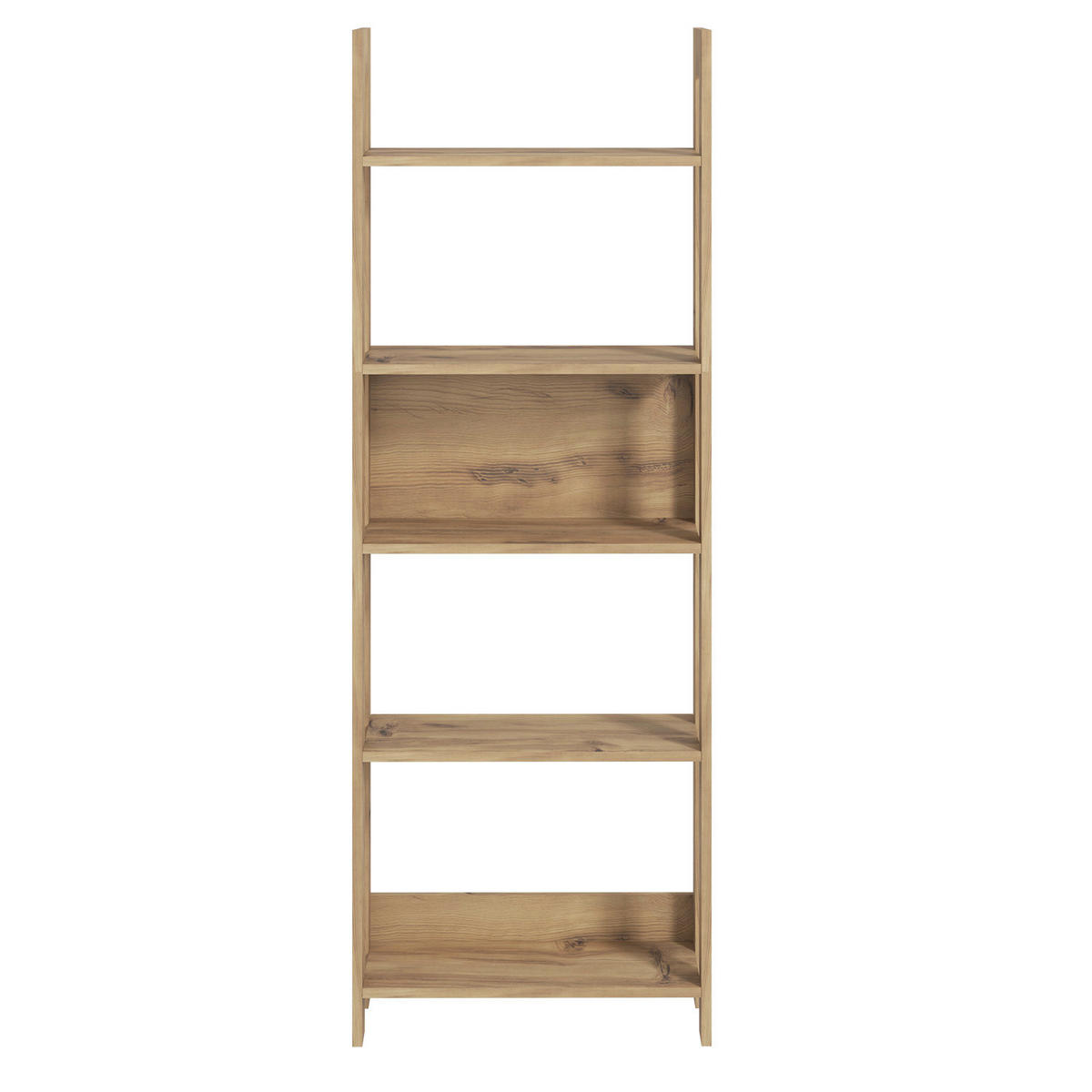 REGAL Nussbaumfarben  - Nussbaumfarben, Design, Holzwerkstoff (64/180/30cm) - Livetastic