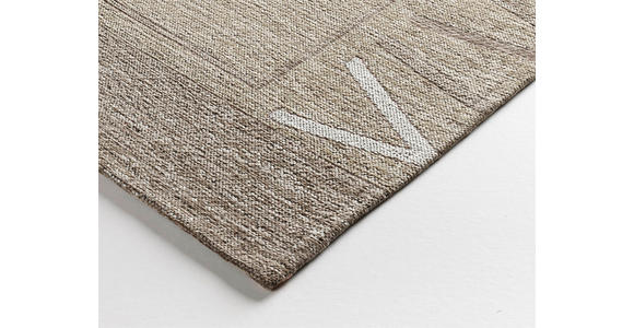 FLACHWEBETEPPICH 170/240 cm Alanis Border Naturfarben  - Naturfarben, Basics, Textil (170/240cm) - Novel