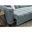 ECKSOFA in Webstoff Hellblau  - Schwarz/Hellblau, Design, Holz/Textil (302/216cm) - Xora