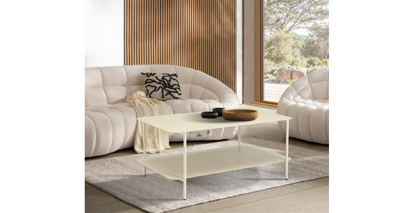 COUCHTISCH in Metall 90/58,4/40 cm  - Kaschmir, Design, Metall (90/58,4/40cm) - Carryhome