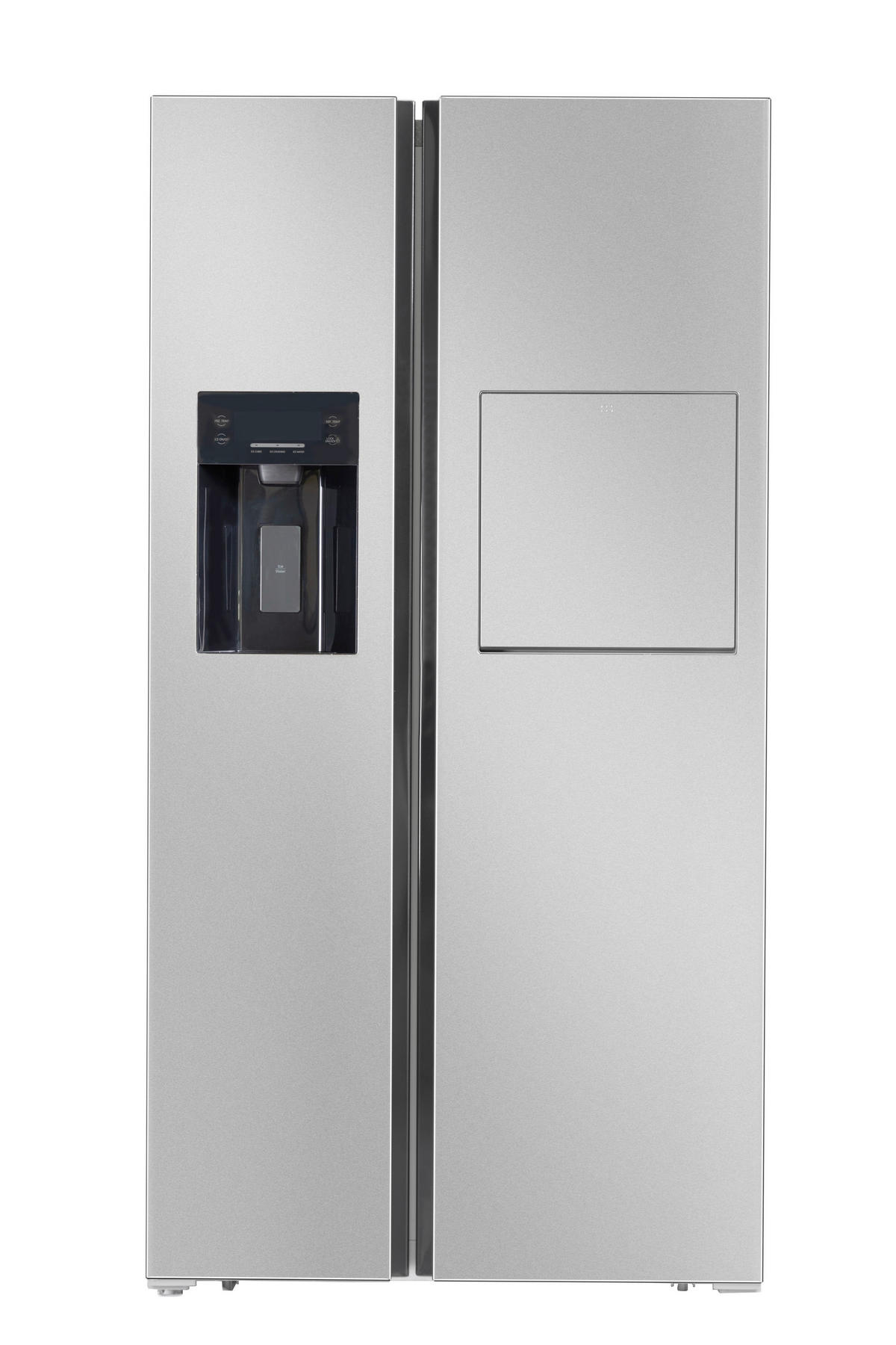 SIDE-BY-SIDE 91.1/178/70.6 cm WSBS590ICMEIX  - Edelstahlfarben, Konventionell, Kunststoff/Metall (91.1/178/70.6cm) - Wolkenstein