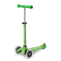 KINDERSCOOTER Mini Deluxe  - Hellgrün, Basics, Kunststoff (55/26,5/49-67cm)