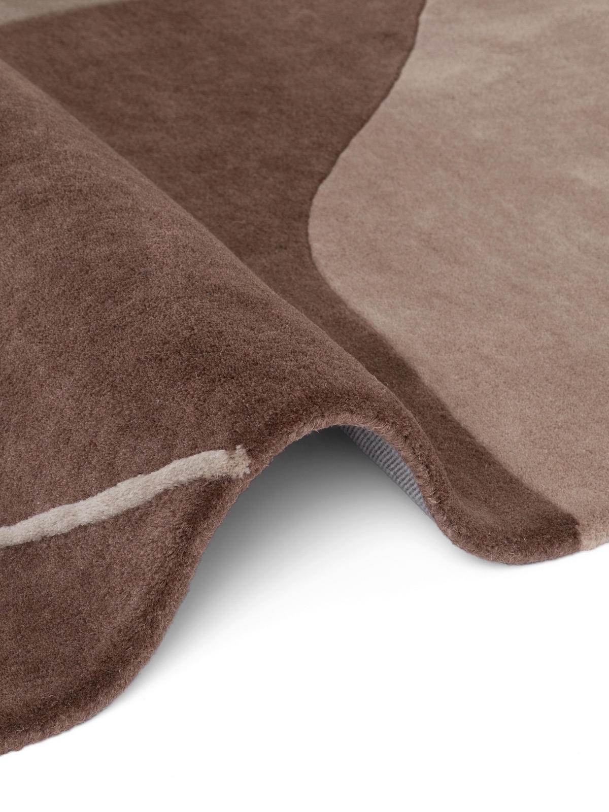 WOLLTEPPICH 120/170 cm Kollektion 1876 Muse Braun, Creme rechteckig  - Creme/Braun, Basics, Textil (120/170cm) - Villeroy & Boch