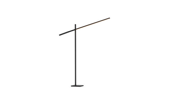 LED-STEHLEUCHTE 27-150/19/162-248 cm - Schwarz, Design, Metall (27-150/19/162-248cm) - Dieter Knoll