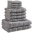 FROTTIERSET Anthrazit 10-teilig  - Anthrazit, Textil - Esposa