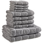 FROTTIERSET Anthrazit 10-teilig  - Anthrazit, Textil - Esposa