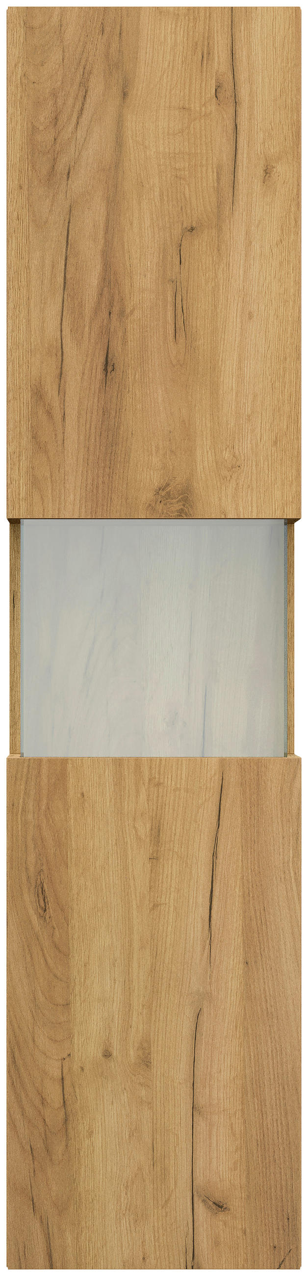 HOCHSCHRANK 35,2/150/30 cm  - Eichefarben, MODERN, Glas/Holzwerkstoff (35,2/150/30cm) - MID.YOU