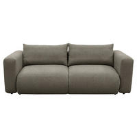 SCHLAFSOFA Flachgewebe Braun  inkl.  - Schwarz/Braun, MODERN, Kunststoff/Textil (248/94/109cm) - Carryhome