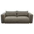 SCHLAFSOFA Flachgewebe Braun  inkl.  - Schwarz/Braun, MODERN, Kunststoff/Textil (248/94/109cm) - Carryhome