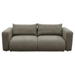 SCHLAFSOFA Flachgewebe Braun  inkl.  - Schwarz/Braun, MODERN, Kunststoff/Textil (248/94/109cm) - Carryhome