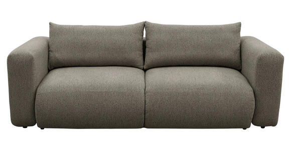 SCHLAFSOFA Flachgewebe Braun  inkl.  - Schwarz/Braun, MODERN, Kunststoff/Textil (248/94/109cm) - Carryhome