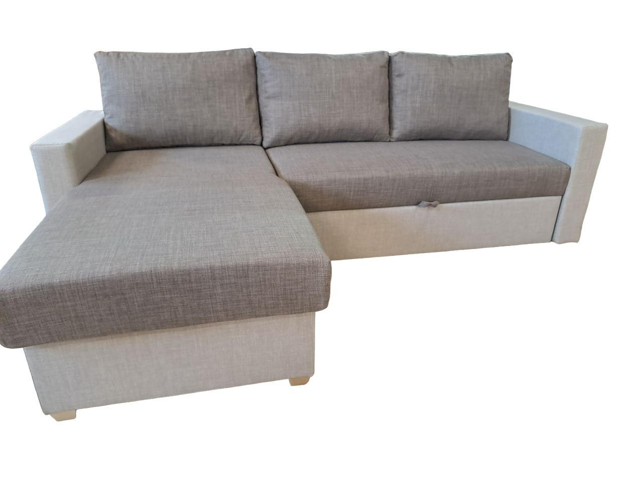 SJEDEĆA GARNITURA drvni materijal, drvo bež, smeđa - boje hrasta/bež, Design, drvni materijal/drvo (155/230cm) - Xora