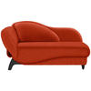LIEGE Webstoff Rostfarben  - Rostfarben/Schwarz, MODERN, Holz/Textil (84/87/171-190cm) - Joka
