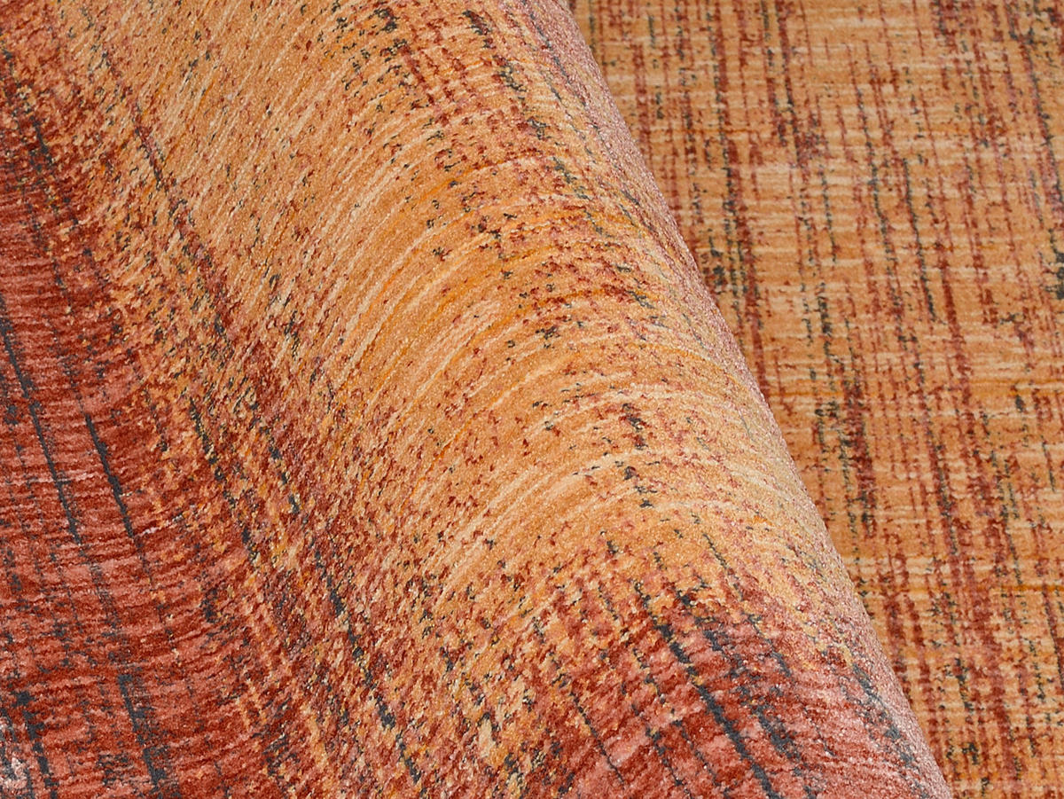 WEBTEPPICH 140/200 cm Orange  - Orange, Design, Textil (140/200cm) - Musterring