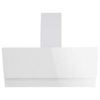 DUNSTABZUGSHAUBE CH66038-90WAM  - Weiß, Trend, Glas/Metall (89,5/34,5-109,5/38,5cm) - Respekta