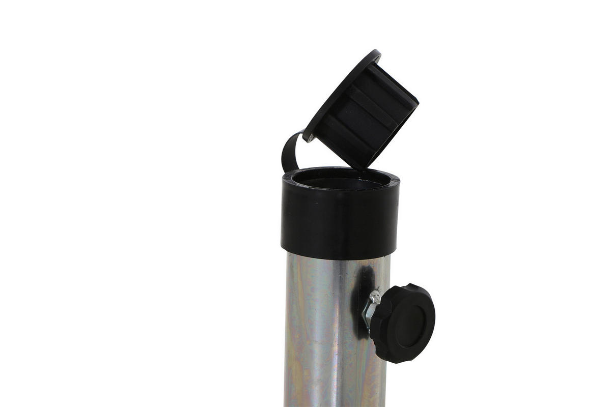 SONNENSCHIRMSTÄNDER Silberfarben  - Silberfarben, KONVENTIONELL, Metall (40/54/40cm) - Siena Garden