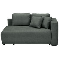 CHAISELONGUE Chenille Anthrazit  - Anthrazit/Schwarz, KONVENTIONELL, Kunststoff/Textil (171/73/93cm) - Carryhome