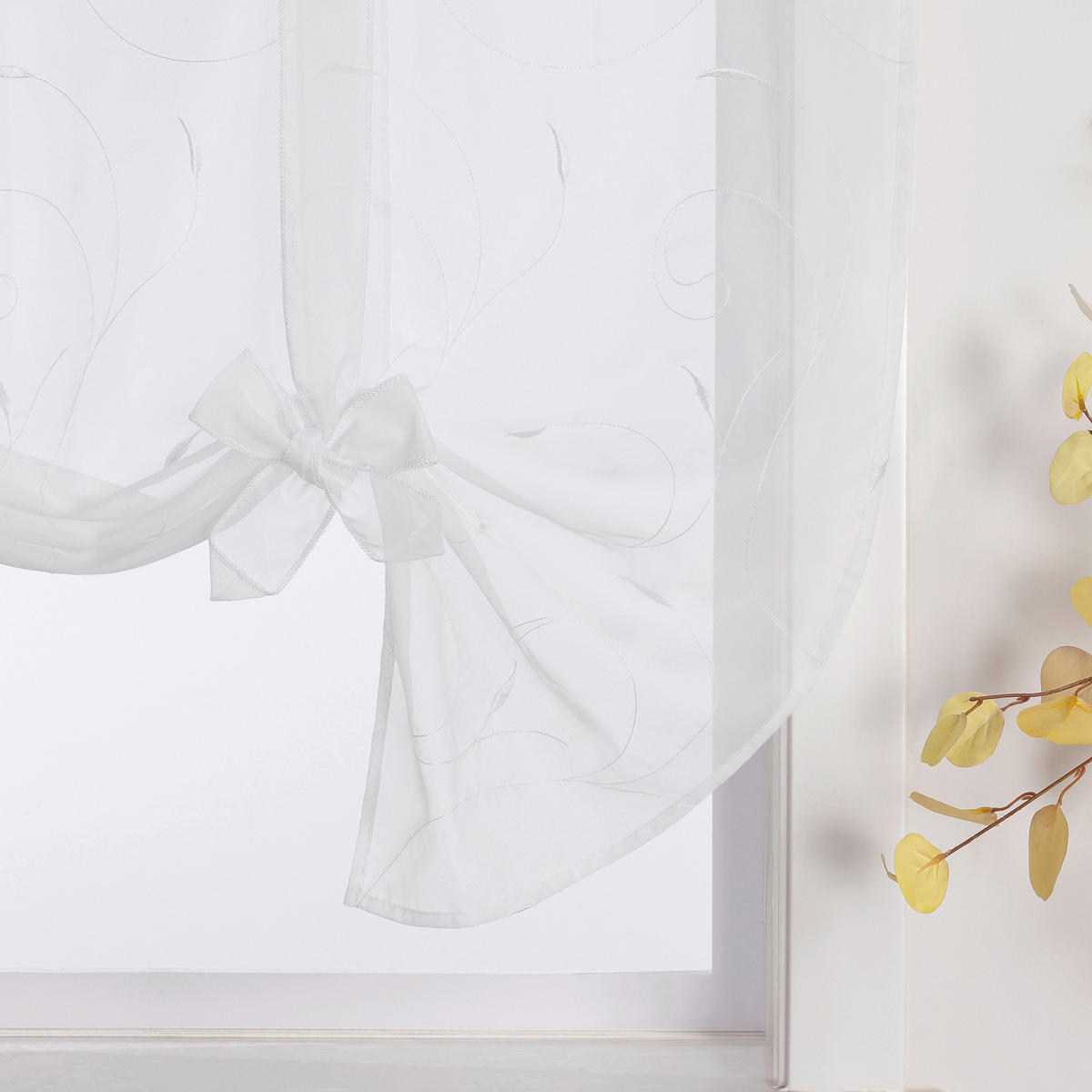 FALTROLLO  transparent  140/140 cm    - Weiß Hochglanz, Basics, Textil (140/140cm) - Joyswahl