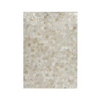 WEBTEPPICH  Wohnzimmer 120/170 cm Spark Creme, Goldfarben rechteckig  - Goldfarben/Creme, Design, Leder/Textil (120/170cm) - Novel