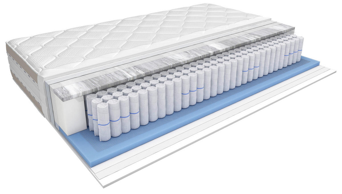 VZMETNICA 160/200 cm  - bela, Basics, tekstil (160/200cm) - Hespo