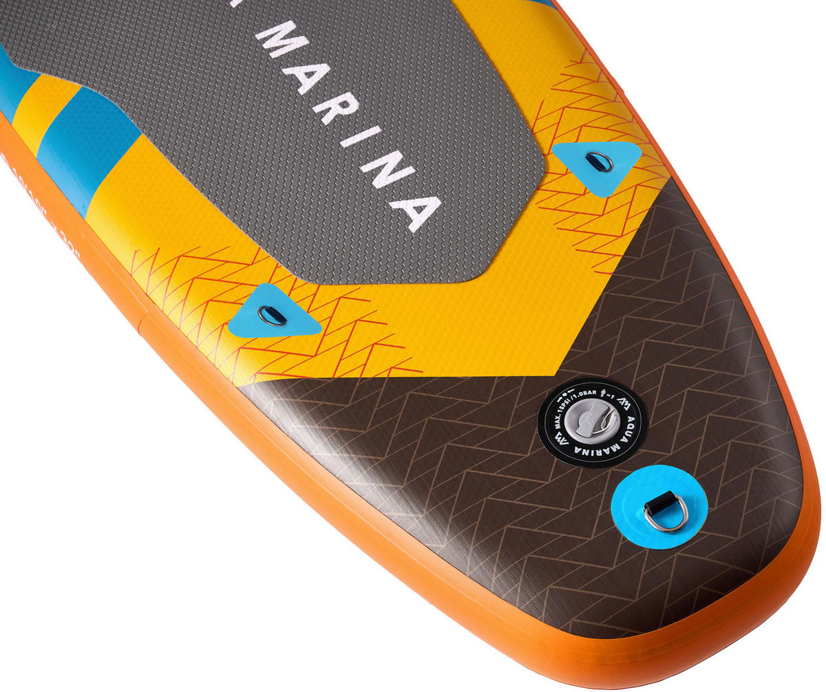 STAND-UP PADDLE BOARD AMGO -320PFS inkl. Motor  - Gelb, KONVENTIONELL, Kunststoff (320/81/15cm)