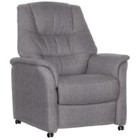 FERNSEHSESSEL in Flachgewebe Dunkelgrau  - Dunkelgrau, Konventionell, Textil (85/107/84cm) - Livetastic