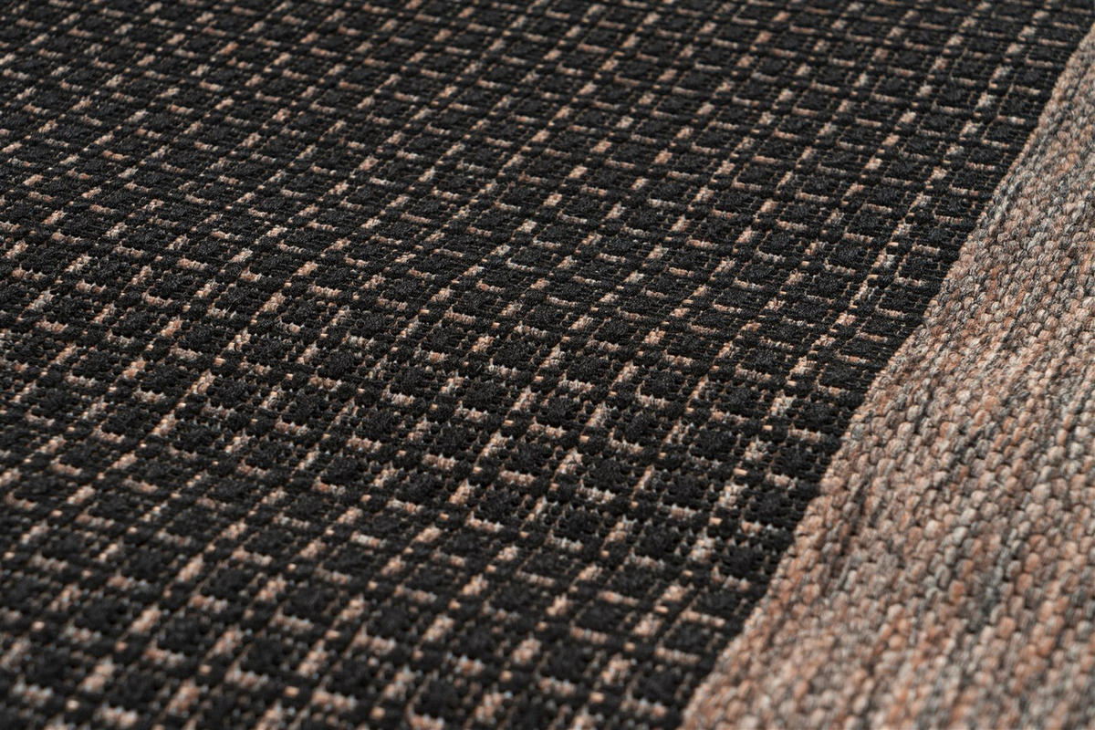 FLACHWEBETEPPICH 200/290 cm Splash 100 Anthrazit / Schwarz Anthrazit, Schwarz  - Anthrazit/Schwarz, KONVENTIONELL, Textil (200/290cm)