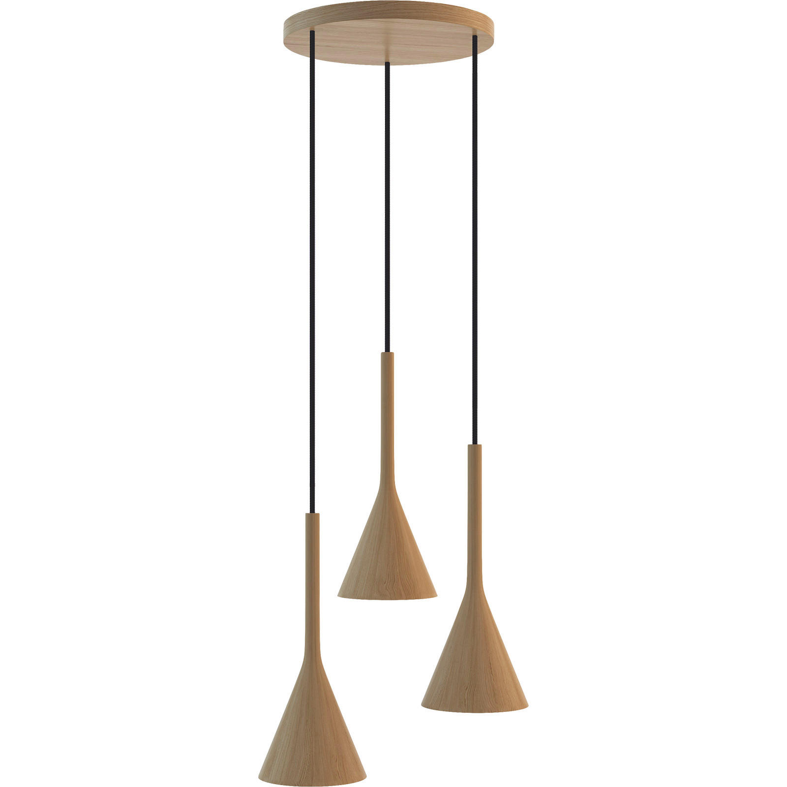 HÄNGELEUCHTE 30/150 cm  - Eichefarben, Natur, Holz (30/150cm)