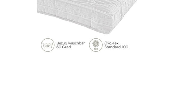 ROLLMATRATZE 140/200 cm  - Weiß, Basics, Textil (140/200cm) - Sleeptex