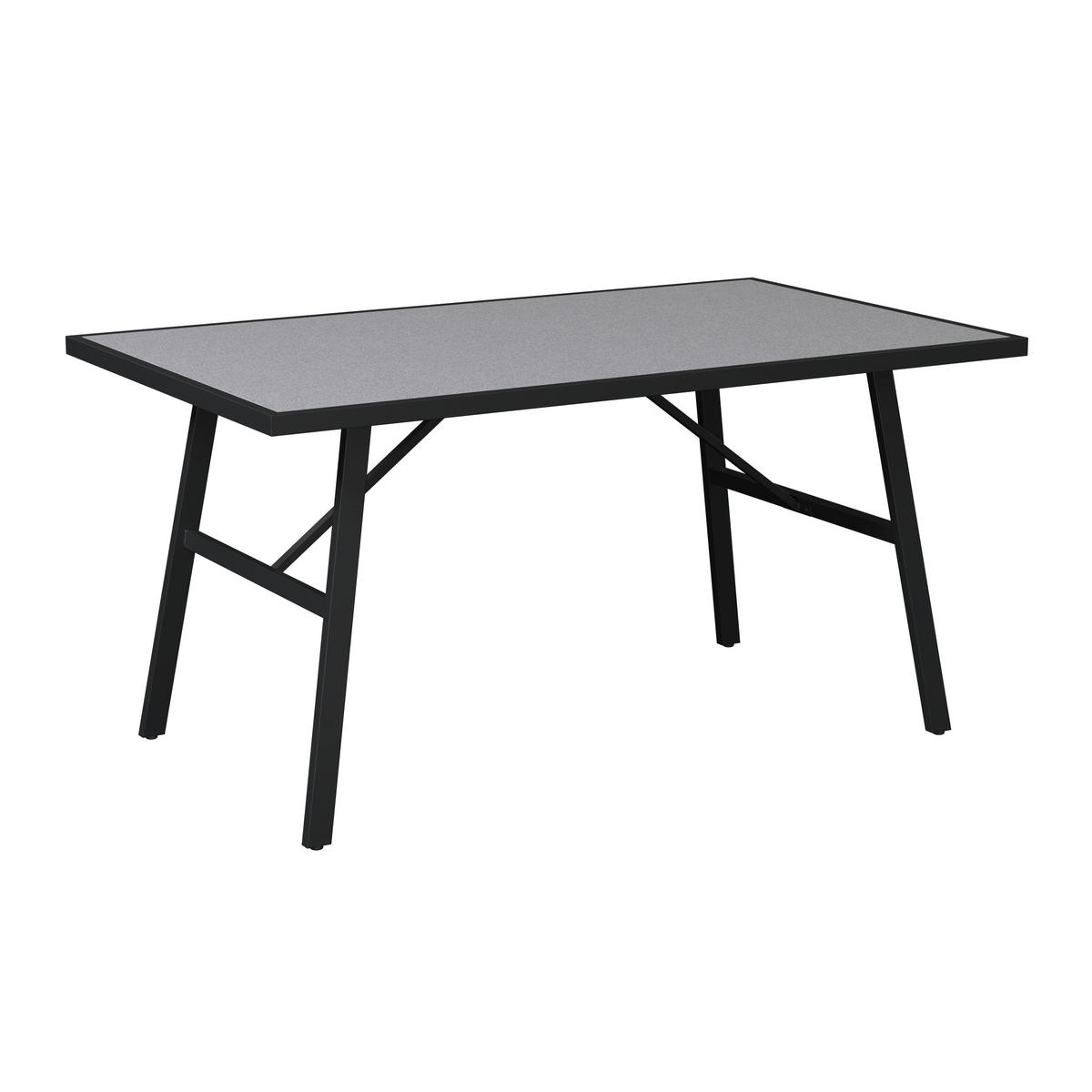 LOUNGE ÉTKEZŐGARNITÚRA  185/240 cm   - szürkésfehér/antracit, Modern, műanyag/textil (185/240cm) - Ambia Garden