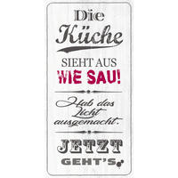 DEKOPANEEL Text 20/40/0,3 cm  - Multicolor, KONVENTIONELL (20/40/0,3cm)