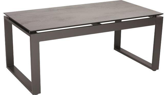 LOUNGETISCH  - Anthrazit/Hellgrau, Design, Kunststoff/Metall (115/60/46cm) - Stern