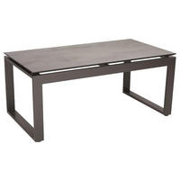 LOUNGETISCH  - Anthrazit/Hellgrau, Design, Kunststoff/Metall (115/60/46cm) - Stern