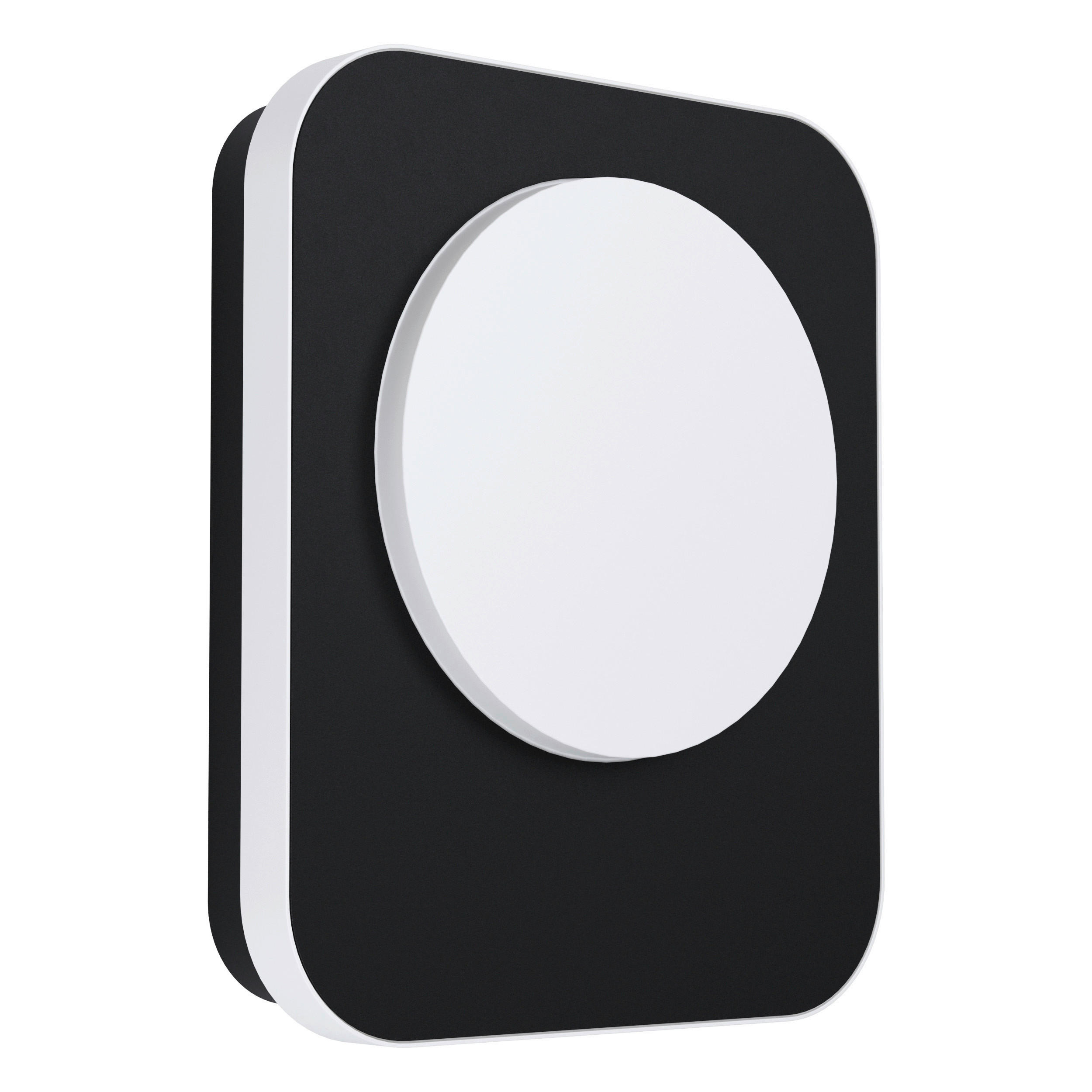 AUSSENWANDLEUCHTE - Weiss/Schwarz, Basics, Kunststoff/Metall (23/19/4cm) - Eglo