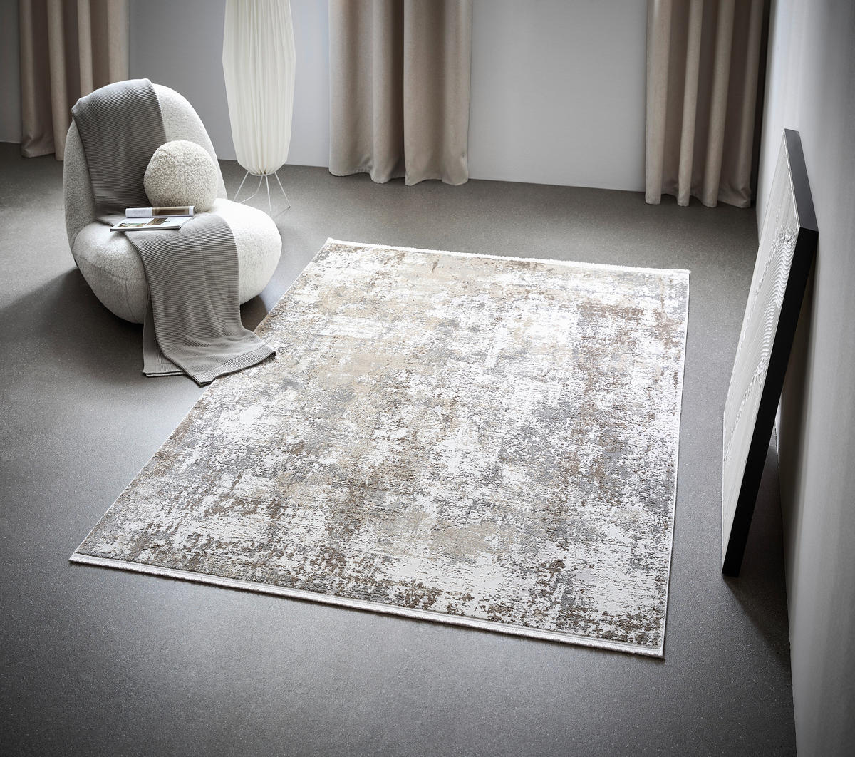 VINTAGE-TEPPICH 80/150 cm Isabelle Beige  - Beige, Design, Textil (80/150cm) - Dieter Knoll