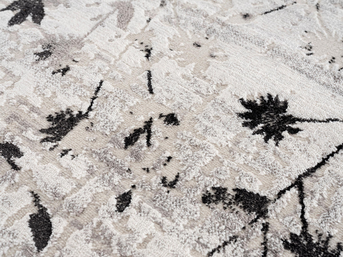 WEBTEPPICH 80/150 cm Antea Schwarz  - Schwarz, Design, Textil (80/150cm)