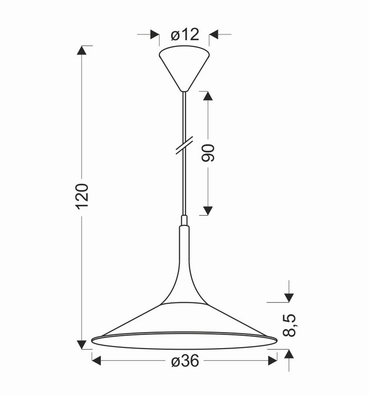 PENDELLEUCHTE 36/36/110 cm  - Schwarz, Design, Metall (36/36/110cm)