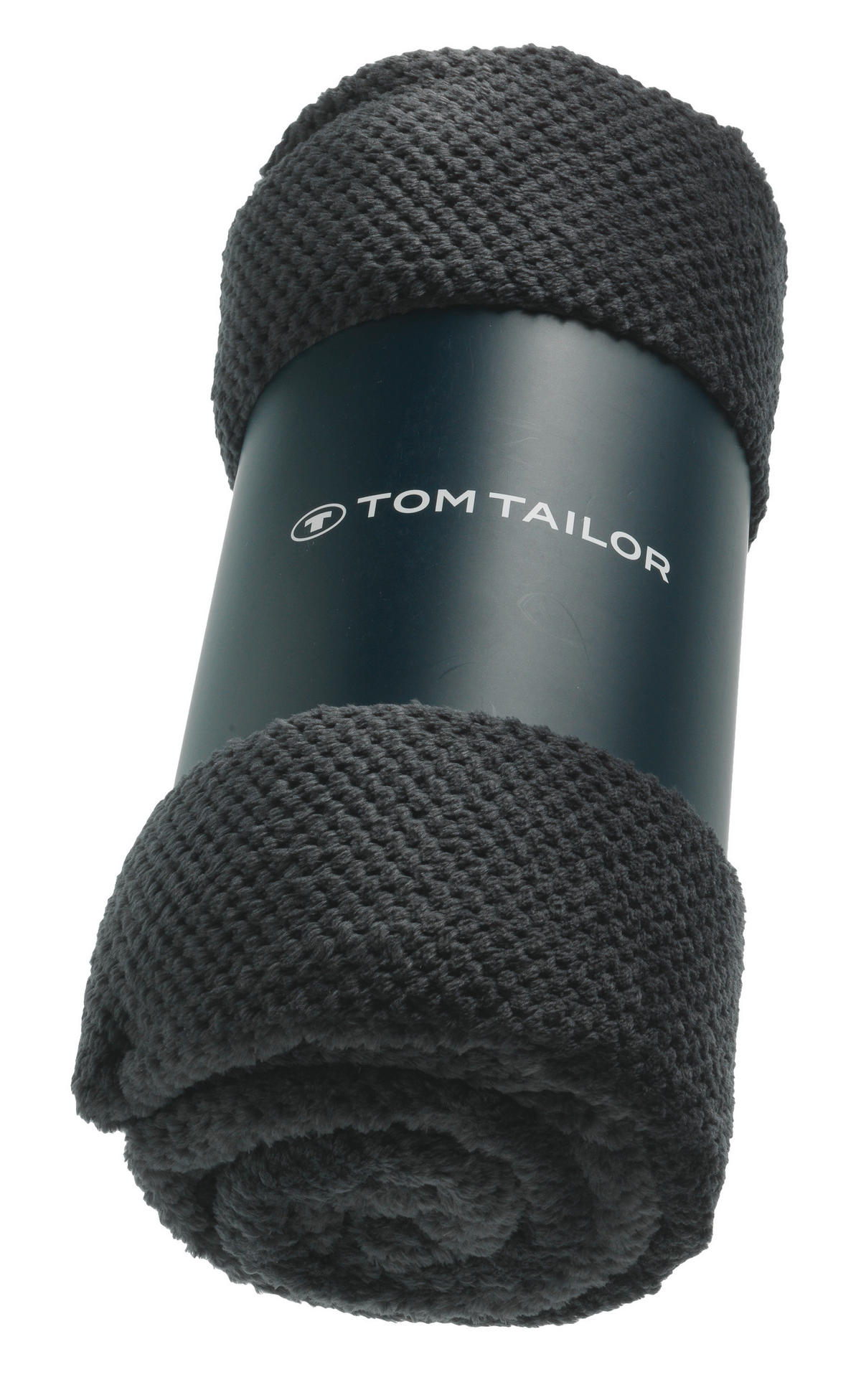 ODEJA 220/240 cm antracit, siva  - siva/antracit, Basics, tekstil (220/240cm) - Tom Tailor