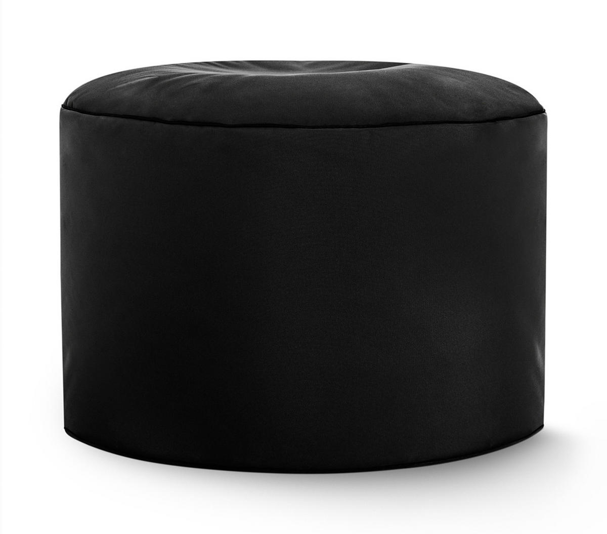 TABURE IZ BLAGA, tekstil črna  - črna, Konvencionalno, tekstil (50/30cm)