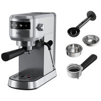 ESPRESSOMASCHINE  - Edelstahlfarben, Basics, Kunststoff/Metall (14,7/30,4/41,2cm) - AEG