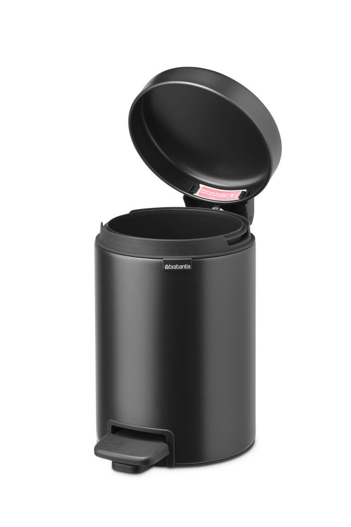 KOŠ ZA SMETI - antracit, Konvencionalno, kovina/umetna masa (16,8/26,4/23,5cm) - Brabantia