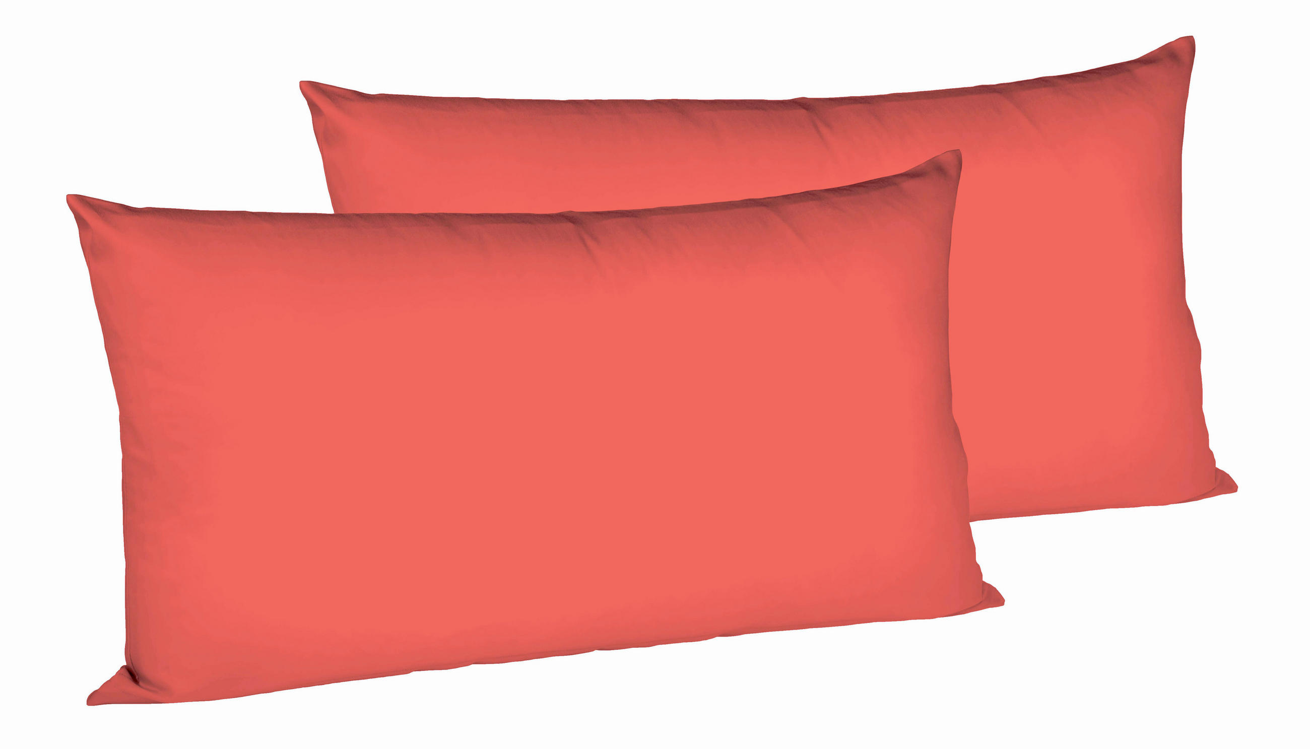 KOPFKISSENBEZUG 40/80 cm  - Rot, Basics, Textil (40/80cm) - Fleuresse