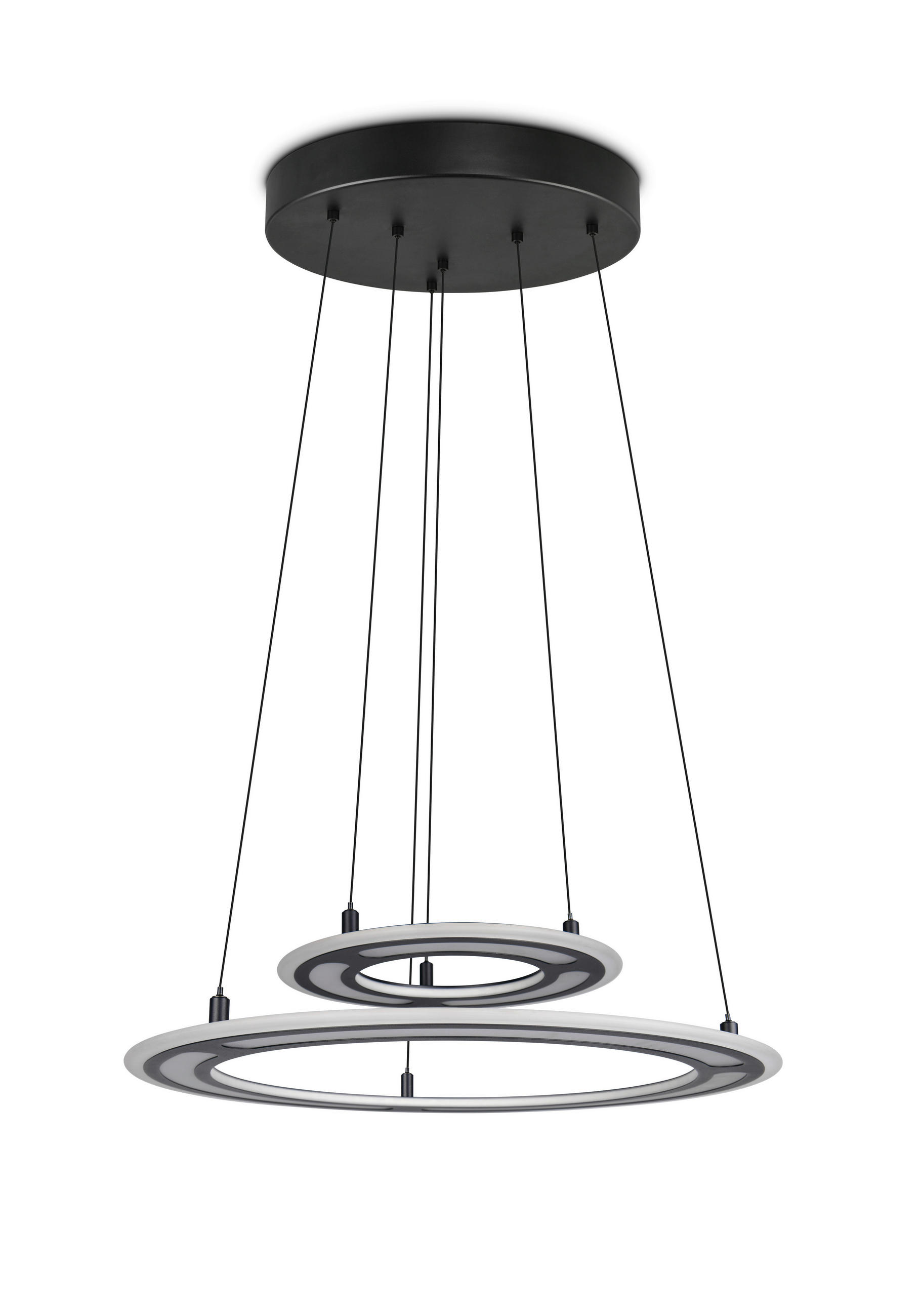 LED-HÄNGELEUCHTE 72,5/200 cm  - Schwarz, Design, Metall (72,5/200cm) - Trio Leuchten