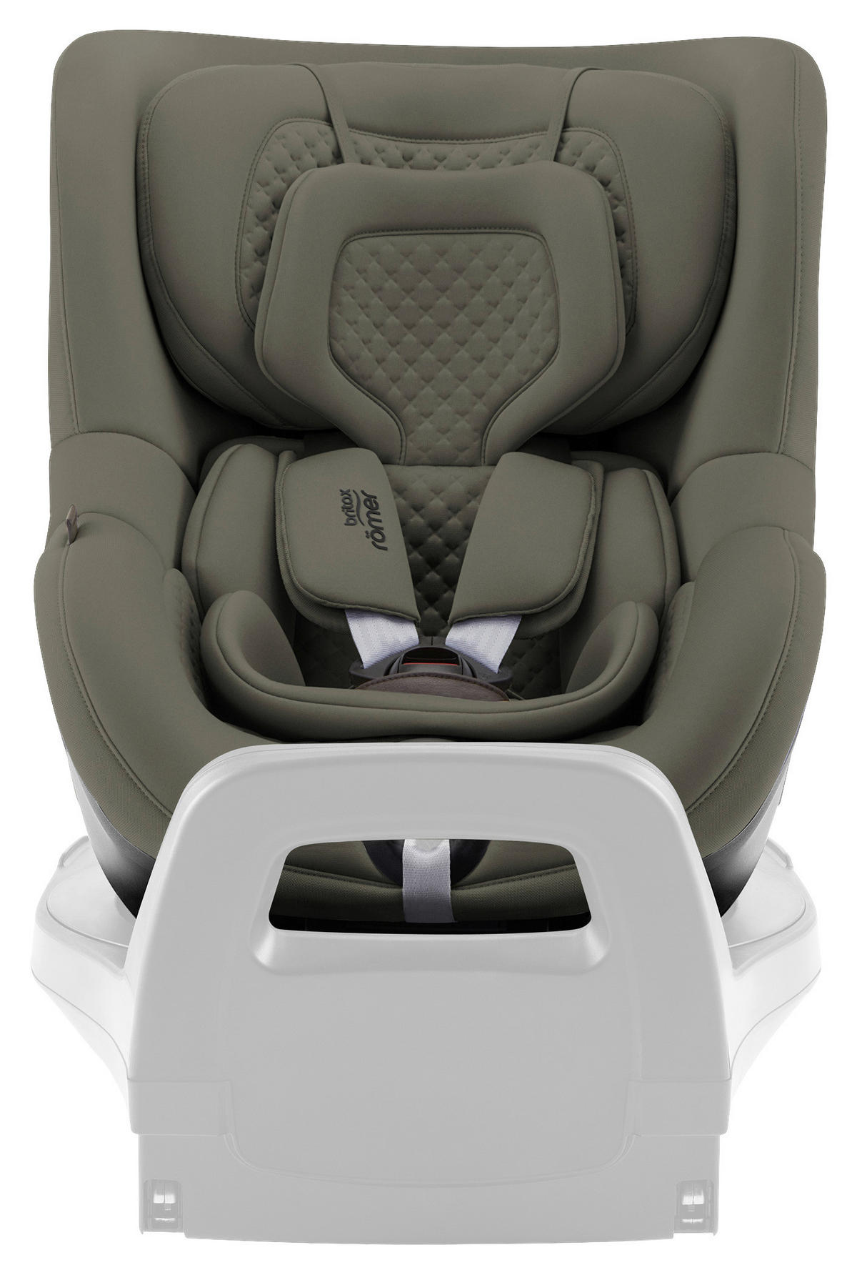 REBOARDER-KINDERSITZ Dualfix 5Z  - Olivgrün, Basics, Kunststoff/Textil (44/48/74cm) - Britax Römer