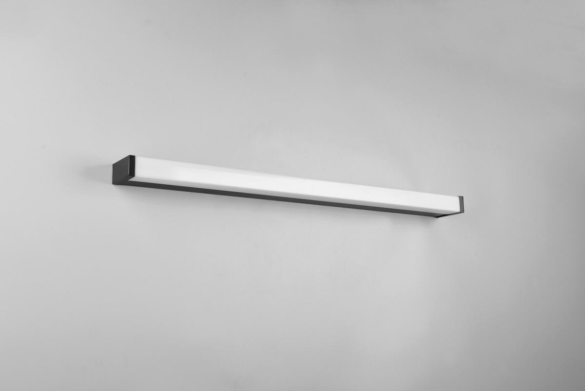 BADEZIMMER-WANDLEUCHTE - Weiss/Schwarz, Basics, Kunststoff/Metall (3,8/80/7,9cm) - Trio Leuchten