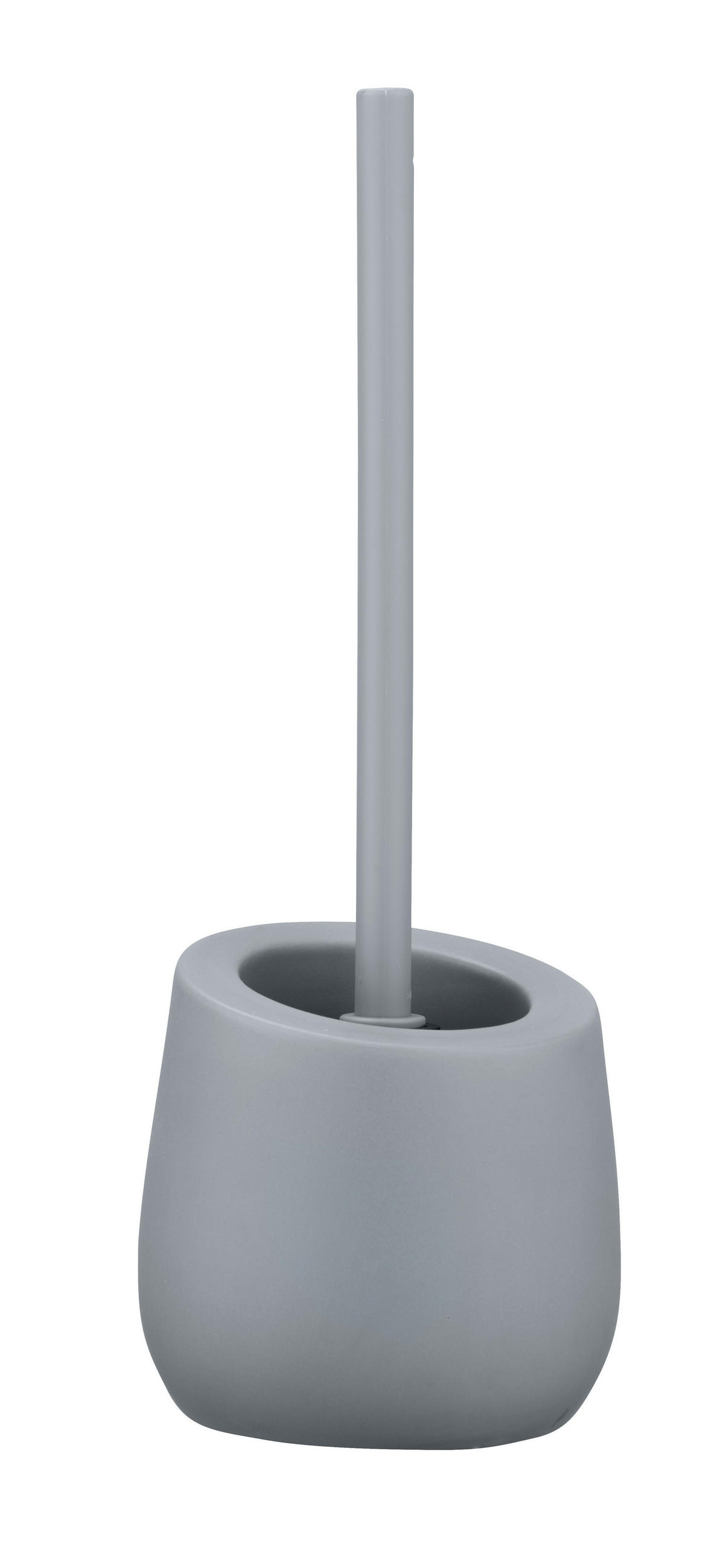 WC-BÜRSTENGARNITUR in Keramik  Kunststoff   - Grau, Basics, Keramik/Kunststoff (13,5/38/13,5cm) - Wenko