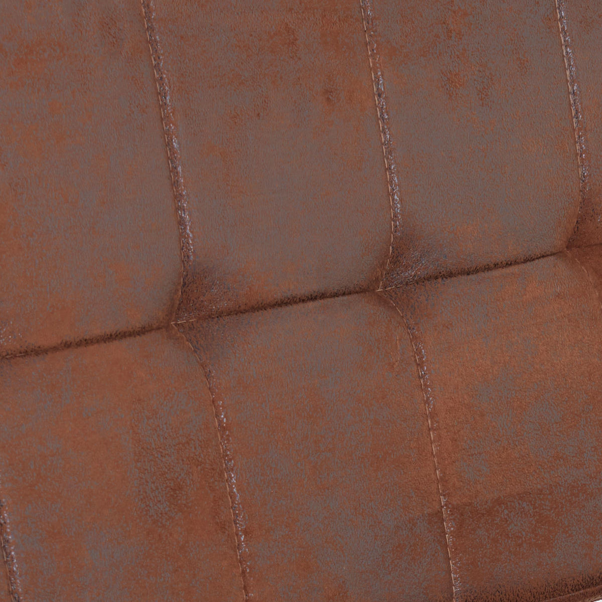 SITZBANK in Metall, Textil Braun  - Schwarz/Braun, Modern, Textil/Metall (140/85/56cm) - MID.YOU